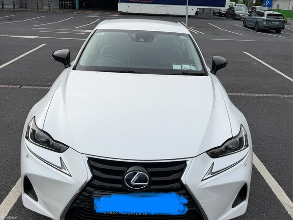 Lexus IS Saloon, Petrol Hybrid, 2017, White