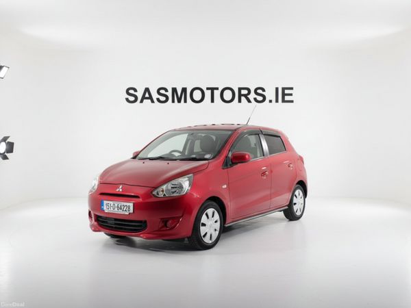 Mitsubishi Mirage Hatchback, Petrol, 2015, Red