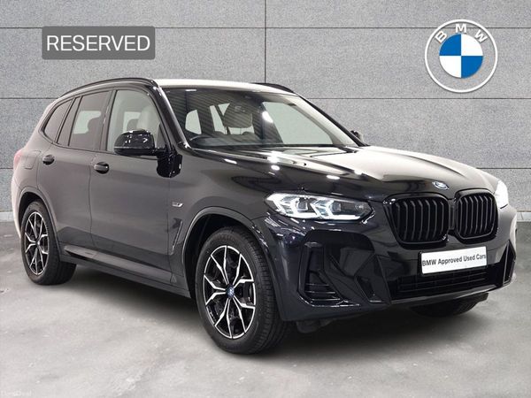 BMW X3 SUV, Petrol Plug-in Hybrid, 2022, Black