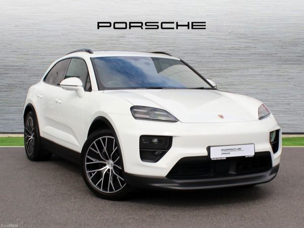 Porsche Macan SUV, Electric, 2026, White