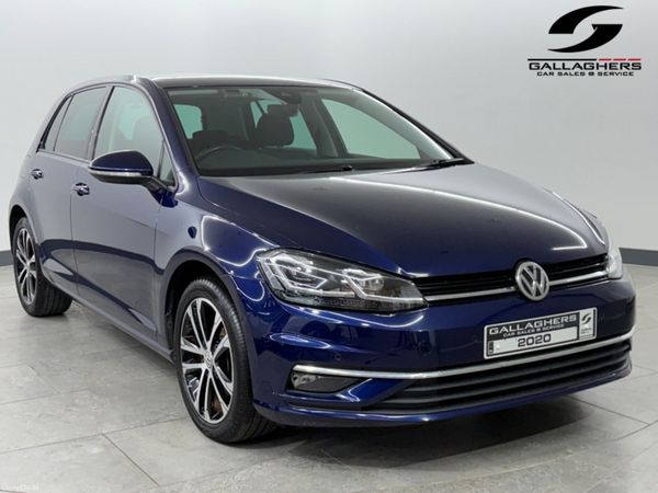 Volkswagen Golf Hatchback, Petrol, 2020, Blue