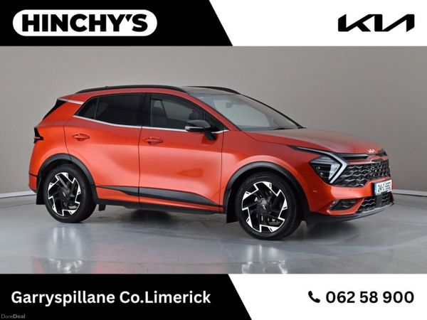 Kia Sportage SUV, Diesel Hybrid, 2024, Orange