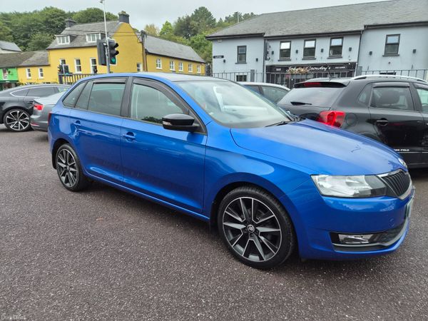 Skoda Rapid Hatchback, Petrol, 2018, Blue