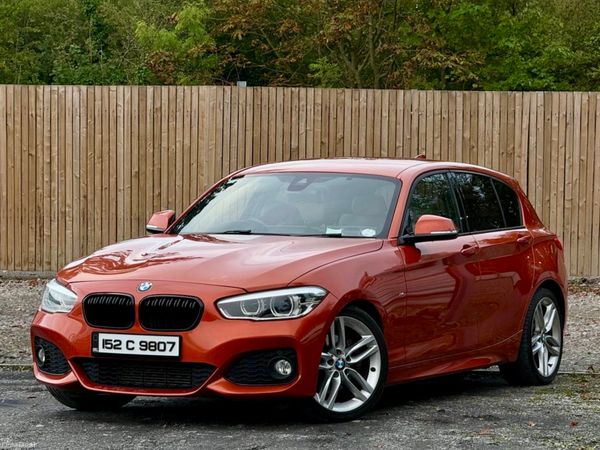 BMW 1-Series Hatchback, Petrol, 2015, Orange