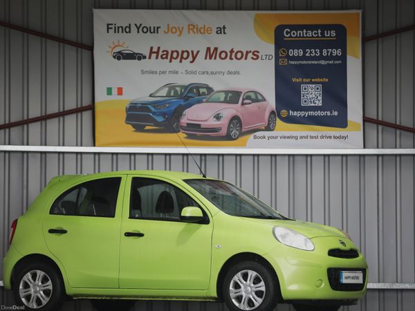 Nissan March Hatchback, Petrol, 2013, Green