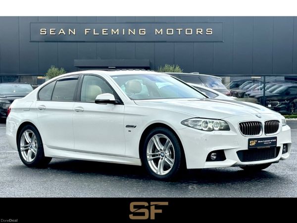 BMW 5-Series Saloon, Diesel, 2016, White