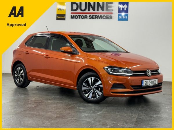 Volkswagen Polo Hatchback, Petrol, 2021, Orange