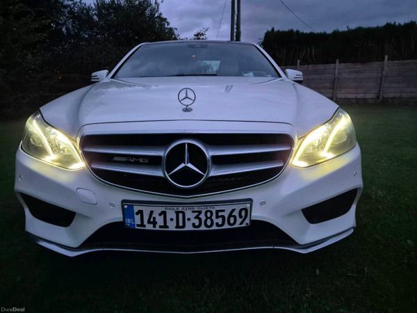 Mercedes-Benz E-Class Saloon, Diesel Hybrid, 2014, White