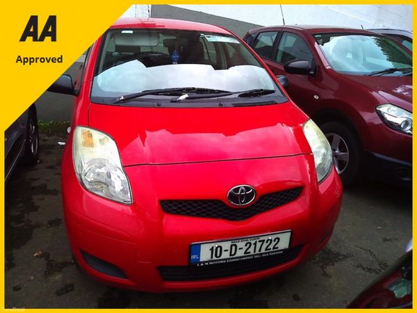 Toyota Yaris Hatchback, Petrol, 2010, Red