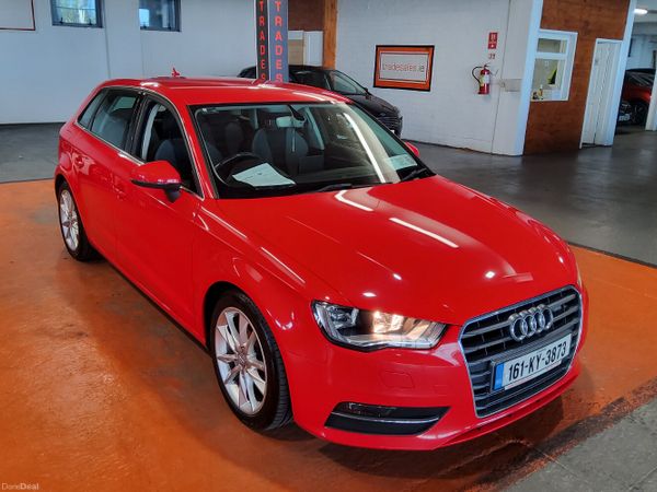 Audi A3 Hatchback, Diesel, 2016, Red