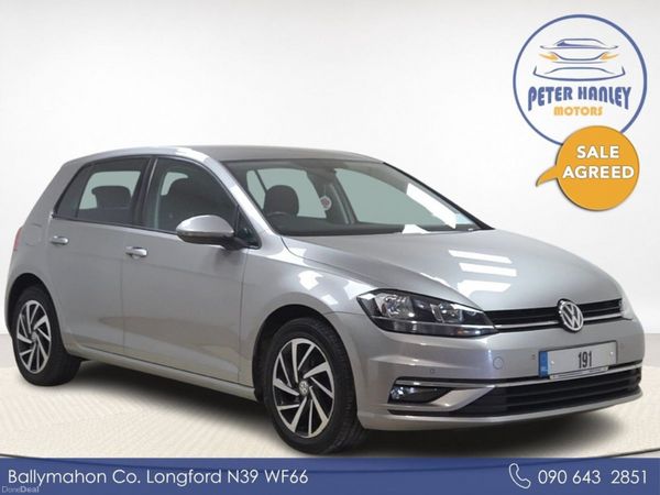 Volkswagen Golf Hatchback, Diesel, 2019, Silver