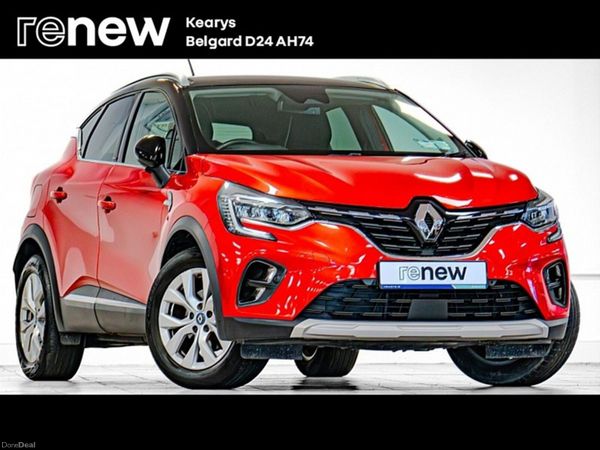 Renault Captur Hatchback, Petrol Plug-in Hybrid, 2021, Red