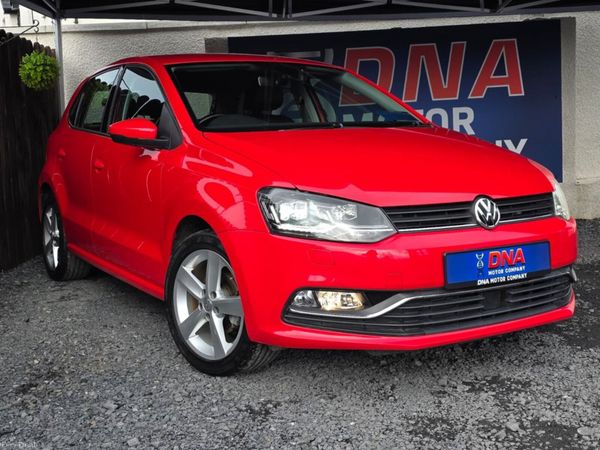 Volkswagen Polo Hatchback, Petrol, 2017, Red