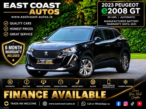 Peugeot 2008 SUV, Electric, 2023, Black