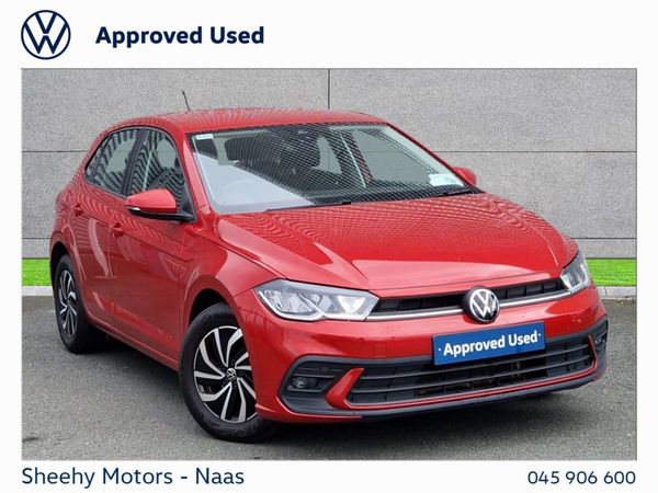 Volkswagen Polo Hatchback, Petrol, 2023, Red