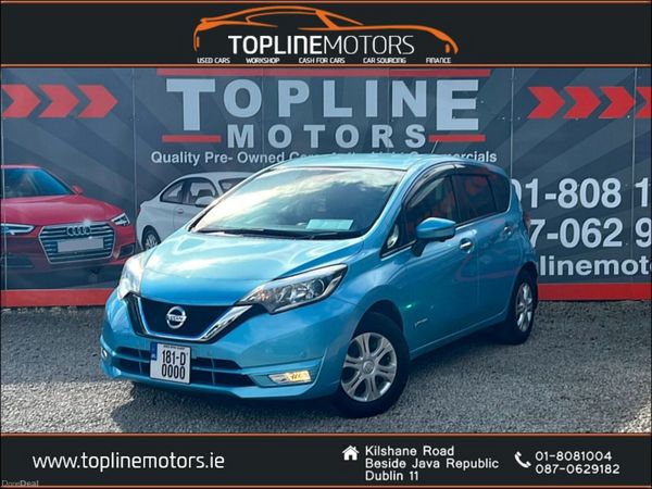 Nissan Note Hatchback, Petrol Hybrid, 2018, Blue