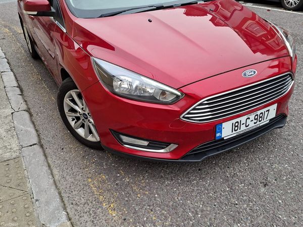Ford Focus Hatchback, Diesel, 2018, Red