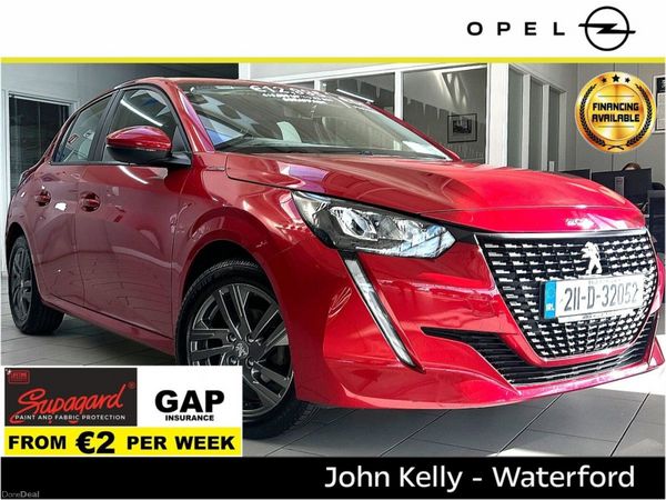 Peugeot 208 Hatchback, Petrol, 2021, Red