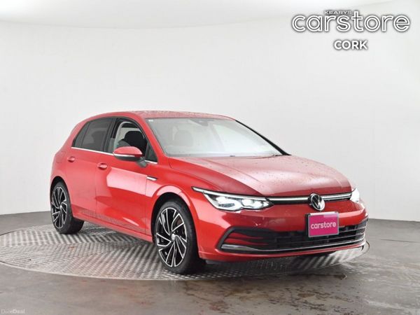 Volkswagen Golf Hatchback, Petrol Hybrid, 2021, Red
