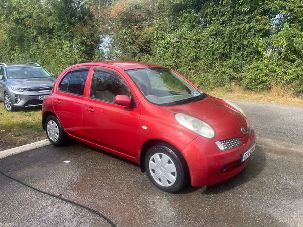 Nissan March Hatchback, Petrol, 2007, Red