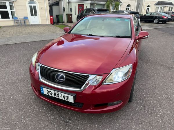 Lexus GS Saloon, Petrol Hybrid, 2008, Red