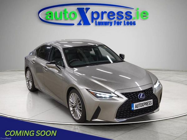 Lexus IS Saloon, Petrol Hybrid, 2021, White