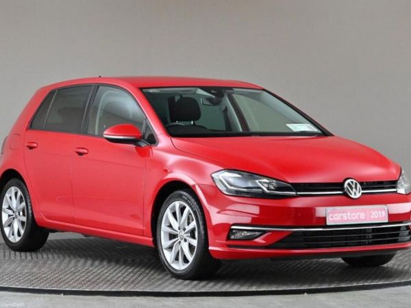 Volkswagen Golf Hatchback, Petrol, 2018, Red