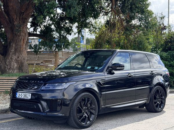 Land Rover Range Rover Sport SUV, Petrol Plug-in Hybrid, 2021, Black