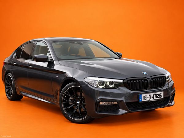 BMW 5-Series Saloon, Petrol, 2018, Grey