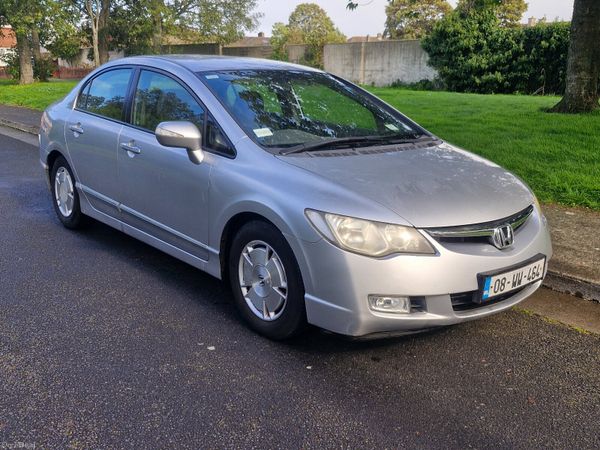 Honda Civic Saloon, Petrol Hybrid, 2008, Grey