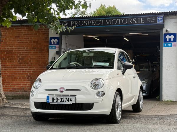 Fiat 500 Hatchback, Petrol, 2011, White
