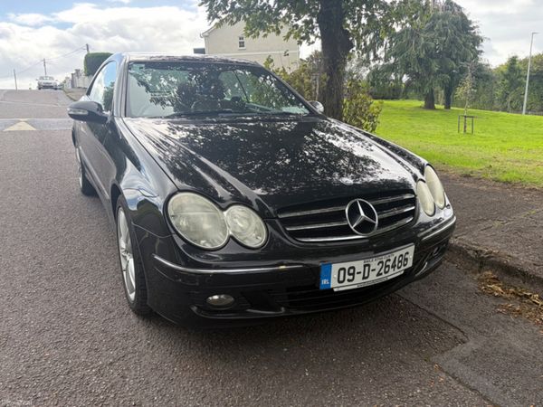 Mercedes-Benz CLK Coupe, Petrol, 2009, Black