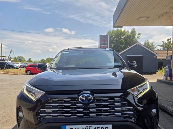 Toyota RAV4 SUV, Petrol Hybrid, 2021, Black