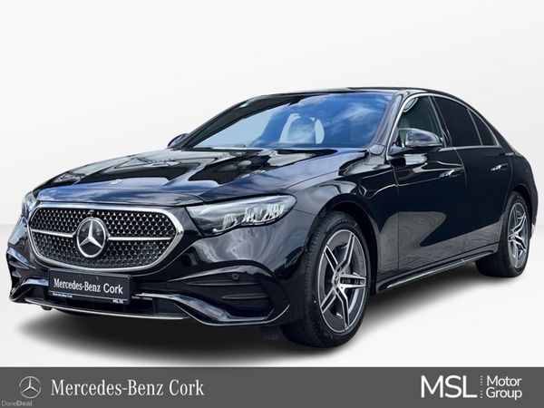 Mercedes-Benz E-Class Saloon, Diesel Plug-in Hybrid, 2026, Black