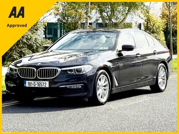 BMW 5-Series Saloon, Diesel, 2018, Black