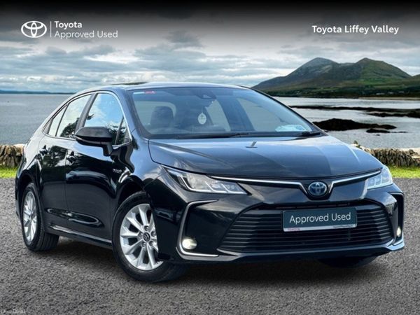 Toyota Corolla Saloon, Petrol Hybrid, 2021, Black