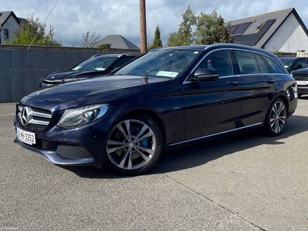Mercedes-Benz C-Class Estate, Petrol Plug-in Hybrid, 2016, Blue