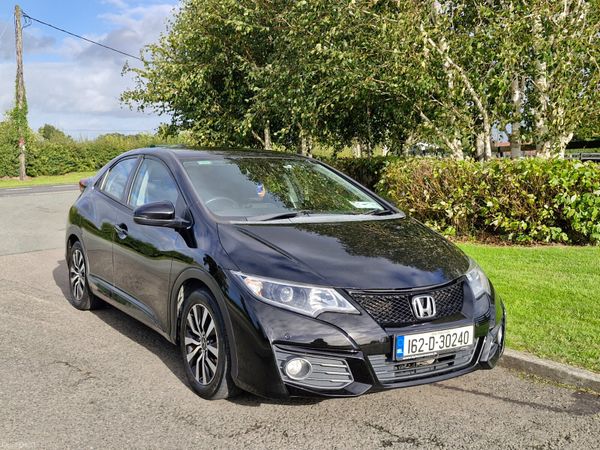 Honda Civic Hatchback, Diesel, 2016, Black