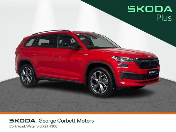 Skoda Kodiaq SUV, Diesel, 2024, Red