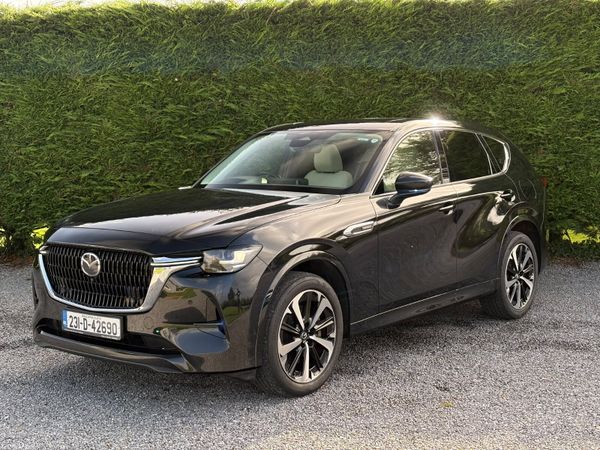 Mazda CX-60 SUV, Petrol Plug-in Hybrid, 2023, Black