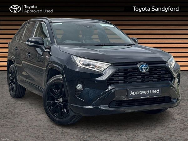 Toyota RAV4 SUV, Petrol Hybrid, 2021, Black