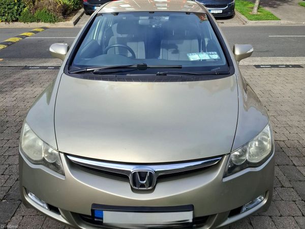Honda Civic Saloon, Petrol Hybrid, 2008, Beige