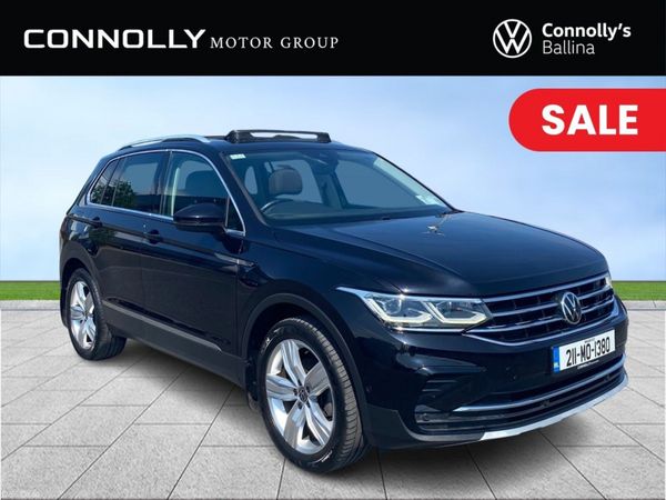 Volkswagen Tiguan SUV, Diesel, 2021, Black