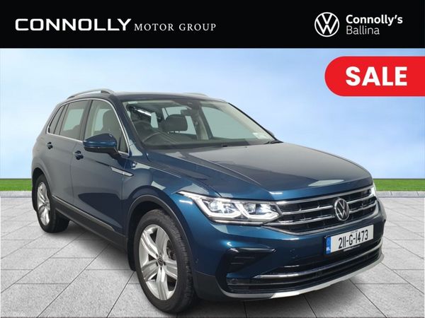 Volkswagen Tiguan SUV, Diesel, 2021, Blue