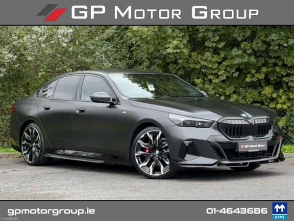 BMW 5-Series Saloon, Petrol Plug-in Hybrid, 2024, Grey