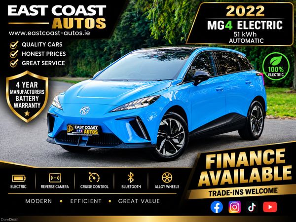 MG MG4 Hatchback, Electric, 2022, Blue