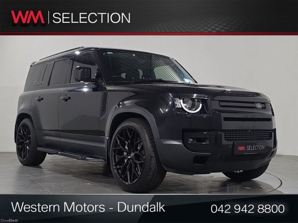 Land Rover Defender SUV, Petrol Plug-in Hybrid, 2023, Black