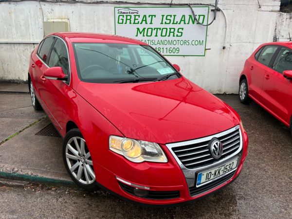 Volkswagen Passat Saloon, Petrol, 2010, Red