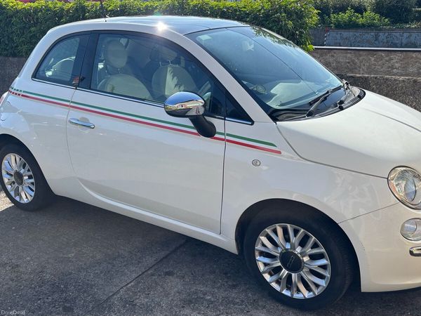 Fiat 500 Hatchback, Petrol, 2015, White