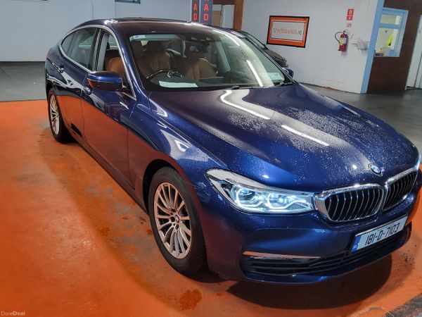 BMW 6-Series Saloon, Petrol, 2018, Blue